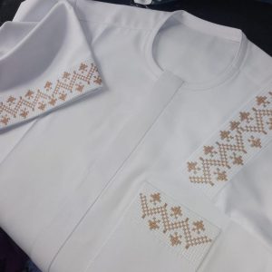 Royal White Embroidered Caftan