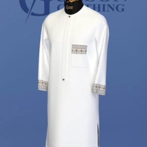Ivory Prestige Caftan with Gold Embroidery
