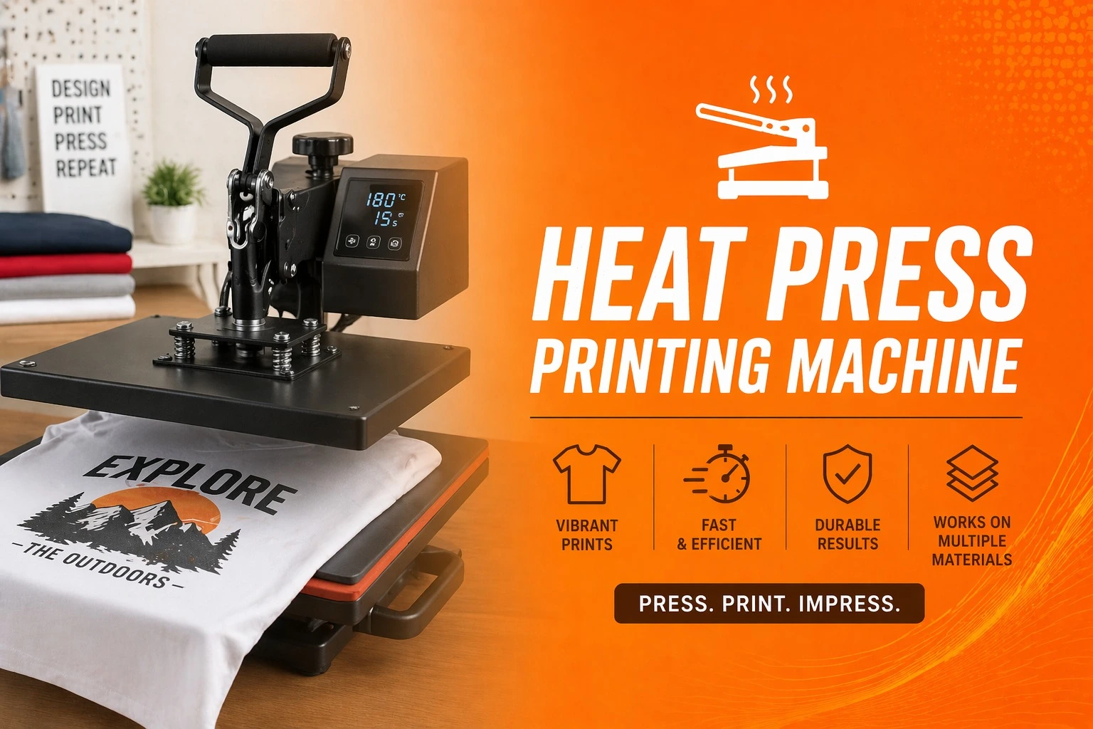 heat press printing machine