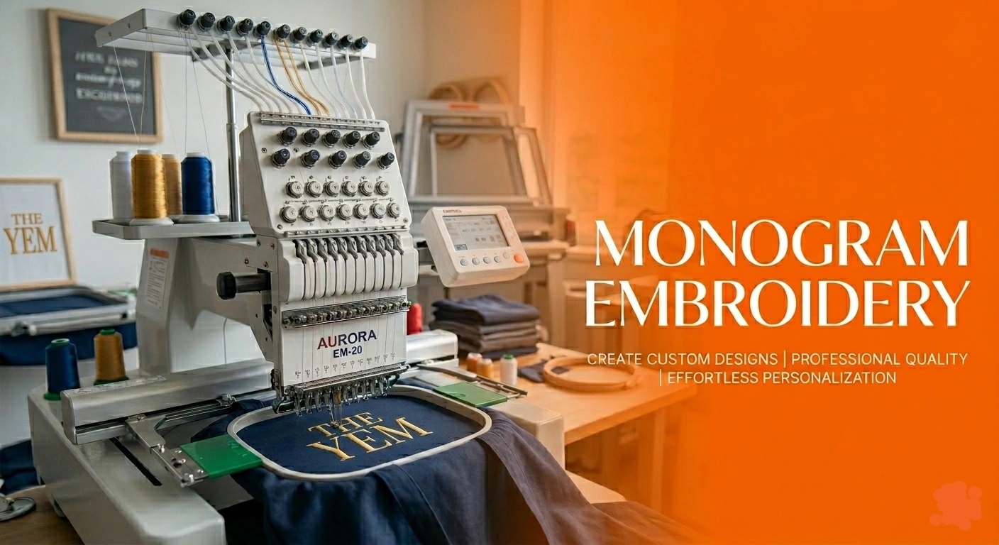 monogram embroidery