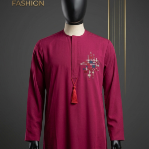 🍷 *Digital Heritage.* Our Wine Pixel-Grid Jalab brings a modern technical edge to classic tailoring. Bold, detailed, and undeniably sophisticated. Experience the new standard of African luxury. #TheYemFashion #ModernJalab #WineAesthetic #BespokeDesign #NigerianFashion