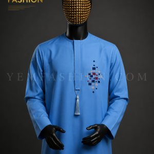 Azure blue Jalabiya