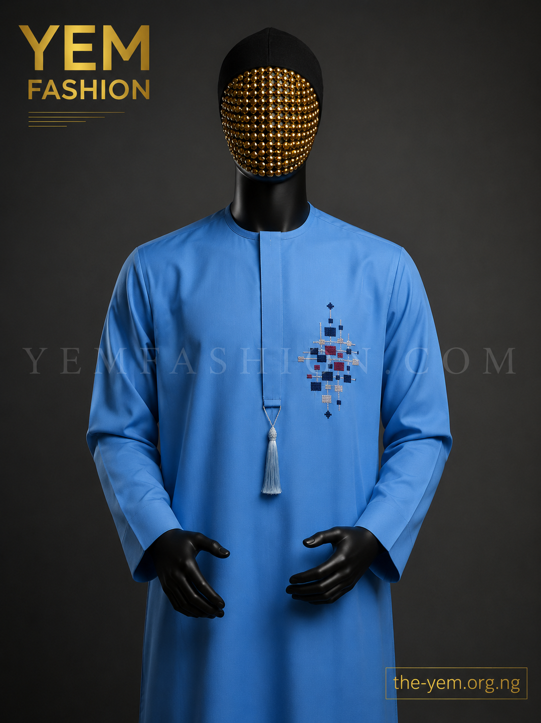 Azure Heritage Jalab Azure blue Jalabiya