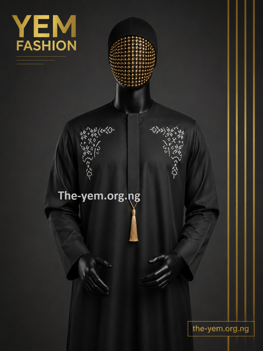 Midnight Heritage Jalabiya - Image 2