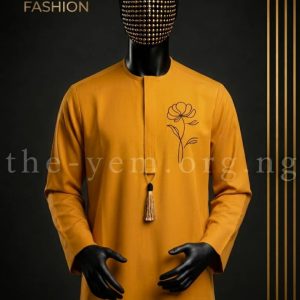 Home Mustard yellow Jalabiya
