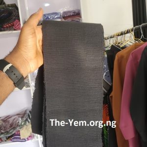 The Plane Black Aso Oke
