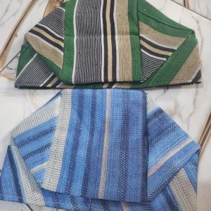 Forest Gaze and sea blue stripes