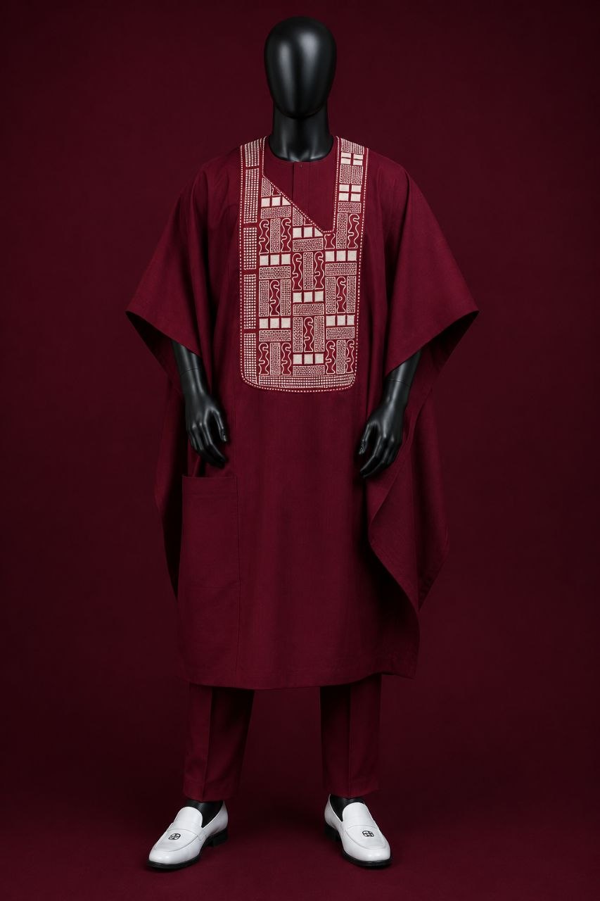 emereld green Agbada - Image 2